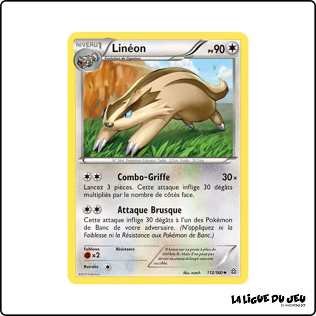 Peu commune - Pokemon - Primo Choc - Linéon 112/160