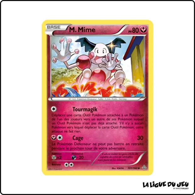 Peu commune - Pokemon - Primo Choc - M. Mime 101/160