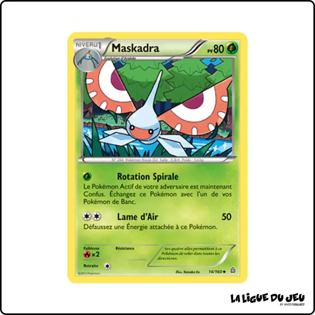 Peu commune - Pokemon - Primo Choc - Maskadra 14/160