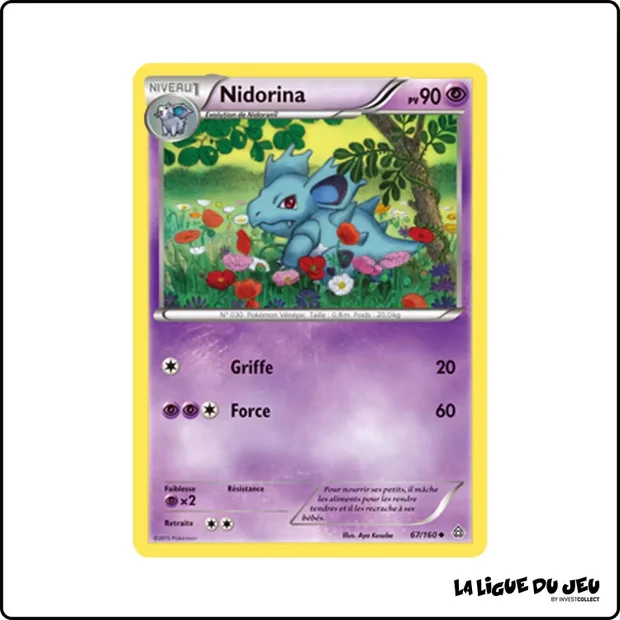 Peu commune - Pokemon - Primo Choc - Nidorina 67/160