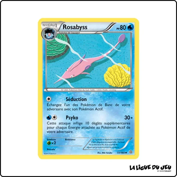 Peu commune - Pokemon - Primo Choc - Rosabyss 51/160