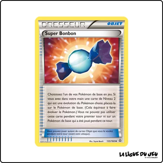 Peu commune - Pokemon - Primo Choc - Super Bonbon 135/160