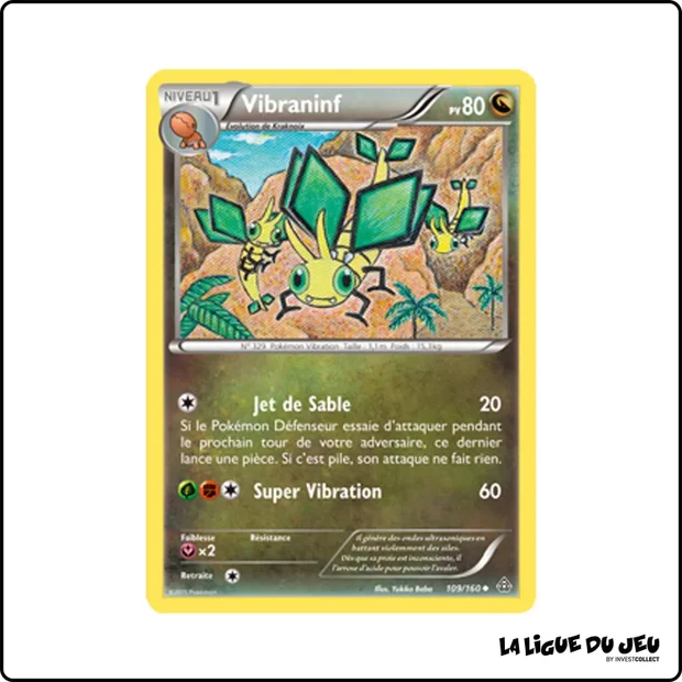 Peu commune - Pokemon - Primo Choc - Vibraninf 109/160