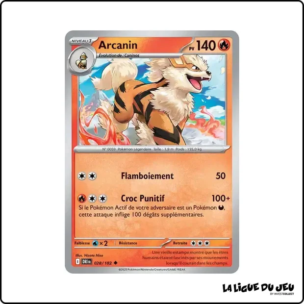 Peu commune - Pokemon - Rivalités Destinées - Arcanin 28/182