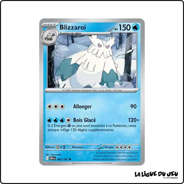 Peu commune - Pokemon - Rivalités Destinées - Blizzaroi 60/182