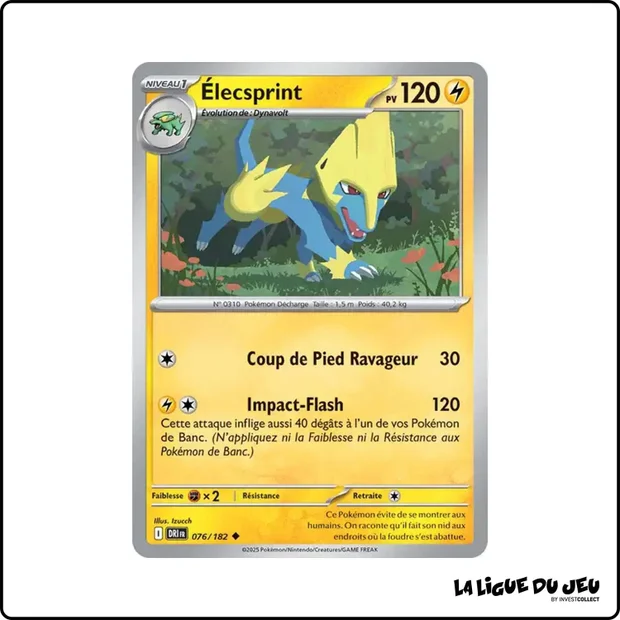 Peu commune - Pokemon - Rivalités Destinées - Élecsprint 76/182