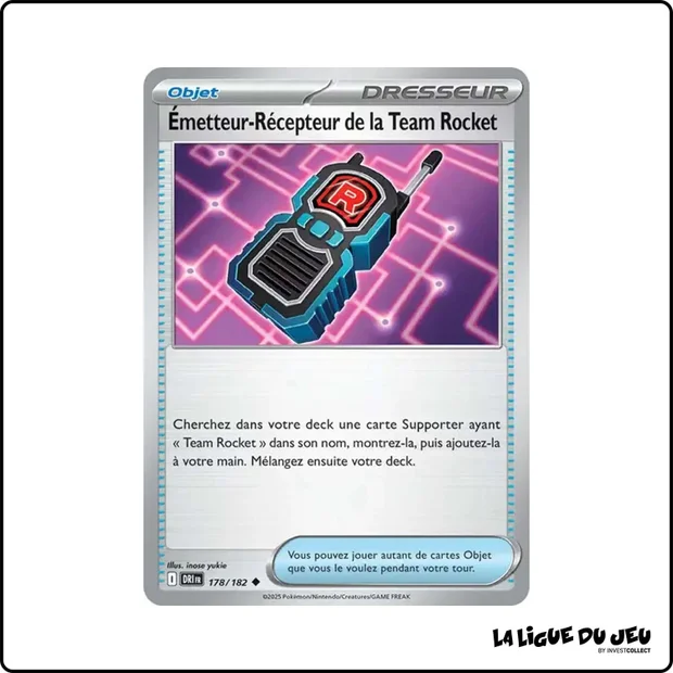 Peu commune - Pokemon - Rivalités Destinées - Émetteur-Récepteur de la Team Rocket 178/182