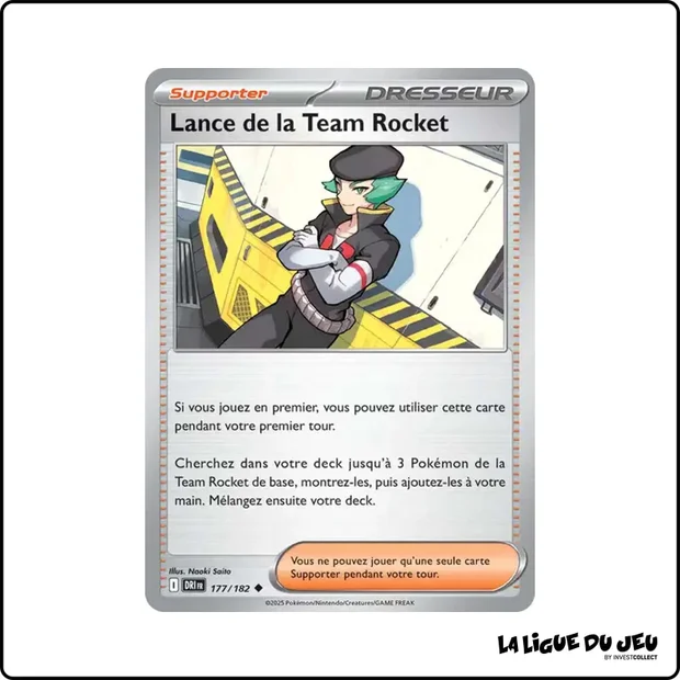 Peu commune - Pokemon - Rivalités Destinées - Lance de la Team Rocket 177/182