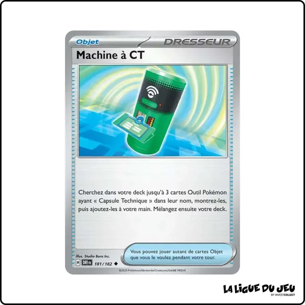 Peu commune - Pokemon - Rivalités Destinées - Machine à CT 181/182