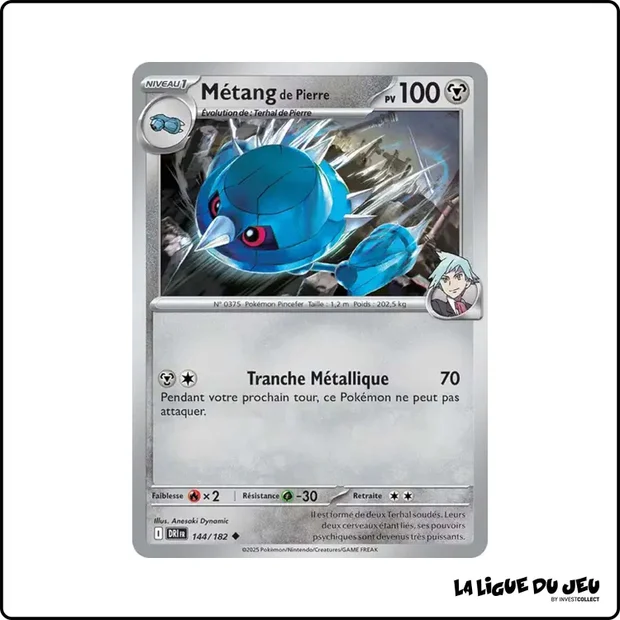 Peu commune - Pokemon - Rivalités Destinées - Métang de Pierre 144/182