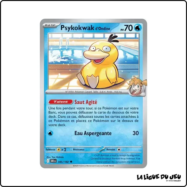 Peu commune - Pokemon - Rivalités Destinées - Psykokwak d'Ondine 45/182