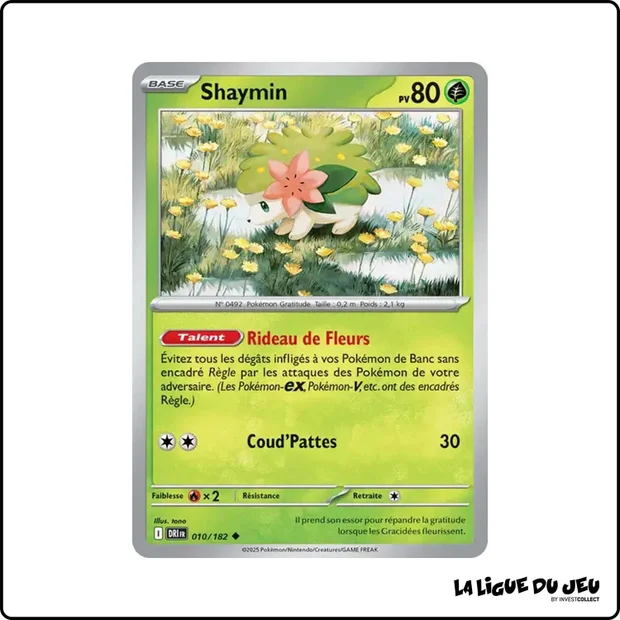 Peu commune - Pokemon - Rivalités Destinées - Shaymin 10/182