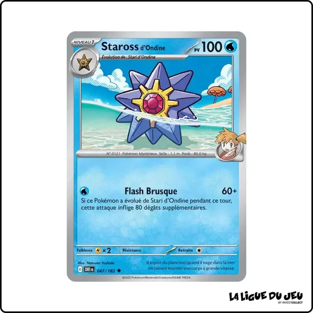 Peu commune - Pokemon - Rivalités Destinées - Staross d'Ondine 47/182