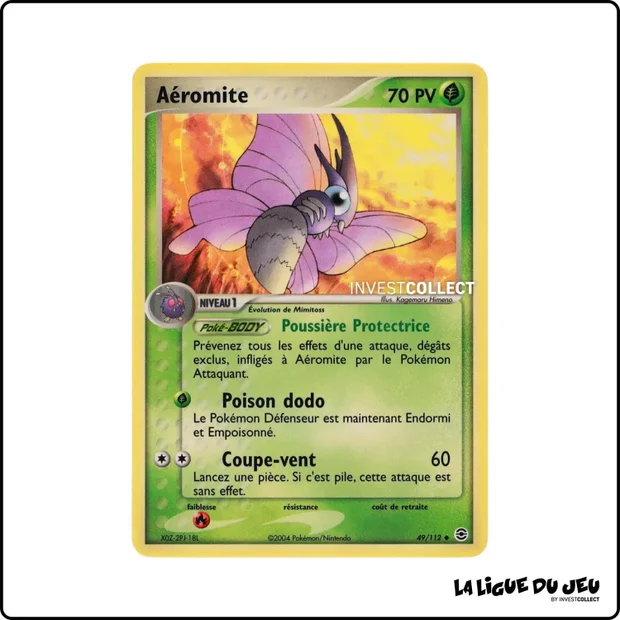 Peu commune - Pokemon - Rouge Feu Vert Feuille - Aéromite 49/112