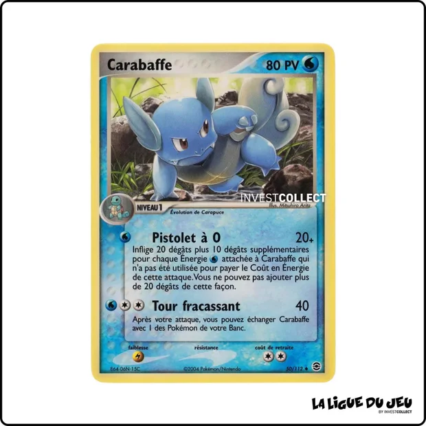 Peu commune - Pokemon - Rouge Feu Vert Feuille - Carabaffe 50/112