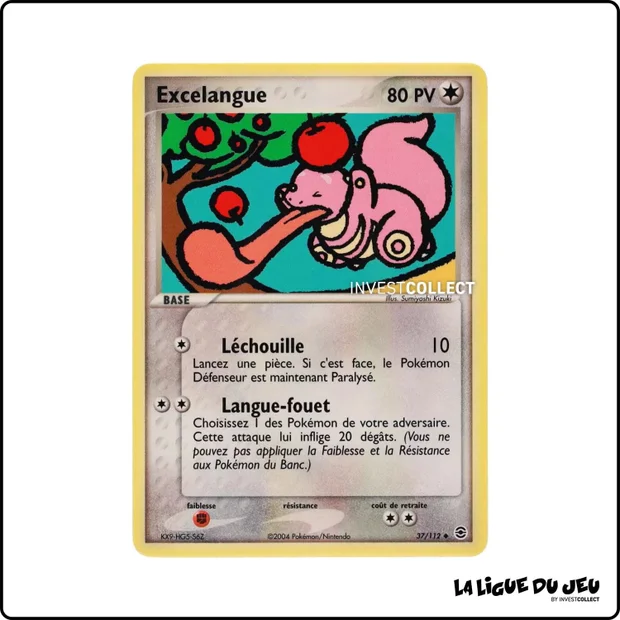 Peu commune - Pokemon - Rouge Feu Vert Feuille - Excelangue 37/112