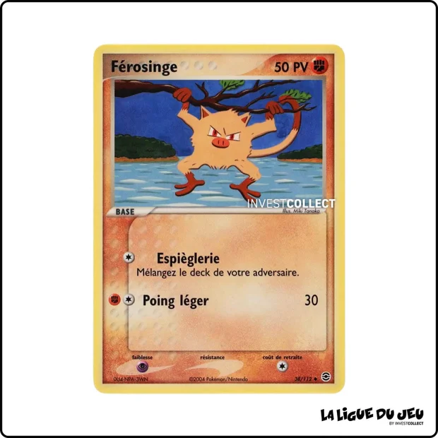 Peu commune - Pokemon - Rouge Feu Vert Feuille - Férosinge 38/112