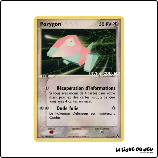 Peu commune - Pokemon - Rouge Feu Vert Feuille - Porygon 47/112