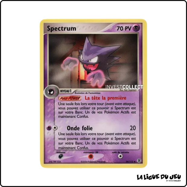 Peu commune - Pokemon - Rouge Feu Vert Feuille - Spectrum 34/112