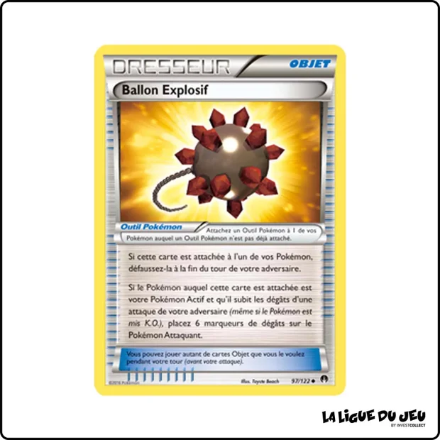 Peu commune - Pokemon - Rupture Turbo - Ballon Explosif 97/122