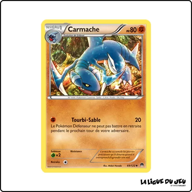 Peu commune - Pokemon - Rupture Turbo - Carmache 69/122
