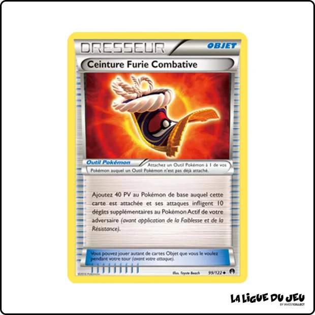 Peu commune - Pokemon - Rupture Turbo - Ceinture Furie Combative 99/122