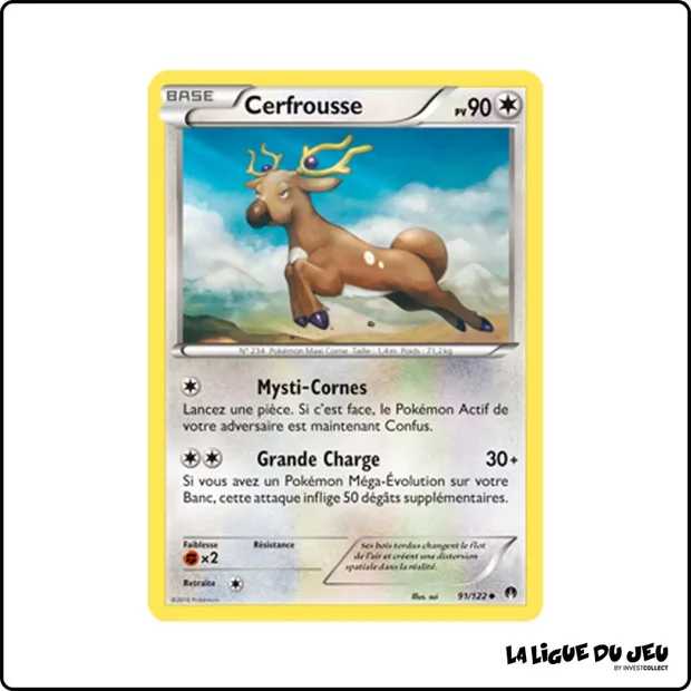 Peu commune - Pokemon - Rupture Turbo - Cerfrousse 91/122