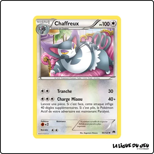 Peu commune - Pokemon - Rupture Turbo - Chaffreux 94/122