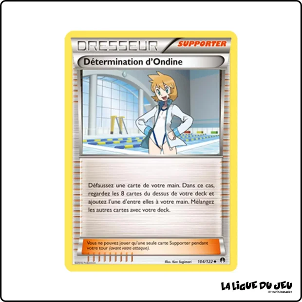 Peu commune - Pokemon - Rupture Turbo - Détermination d'Ondine 104/122