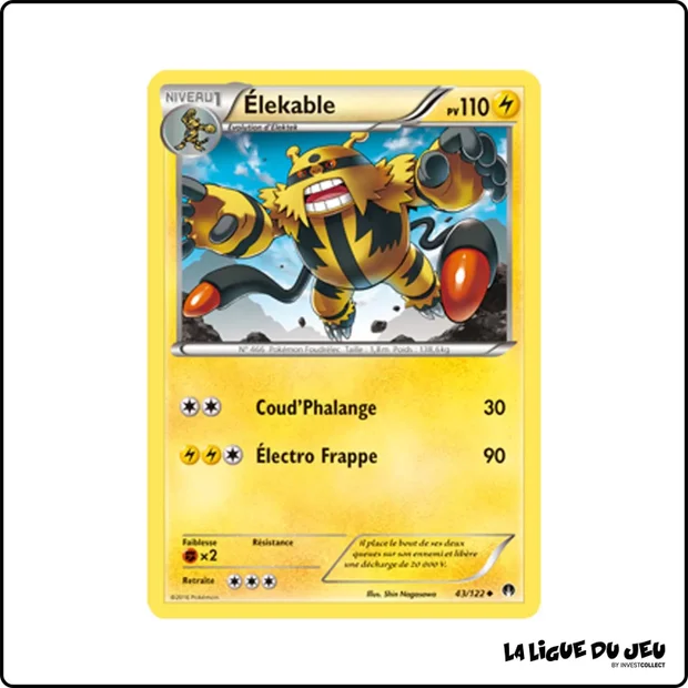 Peu commune - Pokemon - Rupture Turbo - Élekable 43/122