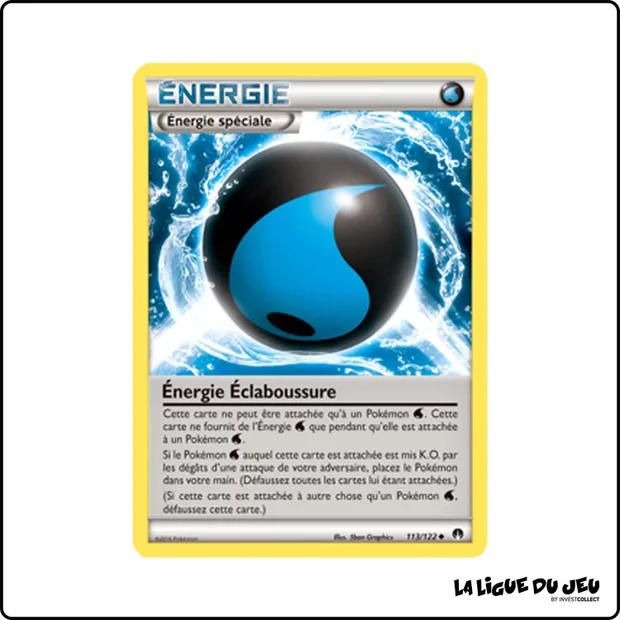 Peu commune - Pokemon - Rupture Turbo - Énergie Éclaboussure 113/122