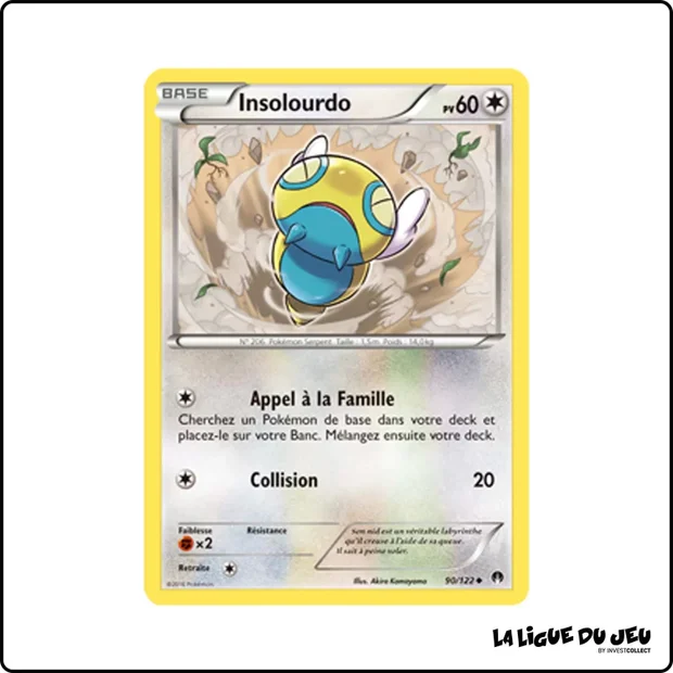 Peu commune - Pokemon - Rupture Turbo - Insolourdo 90/122