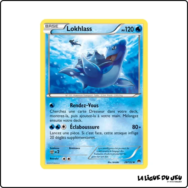 Peu commune - Pokemon - Rupture Turbo - Lokhlass 28/122