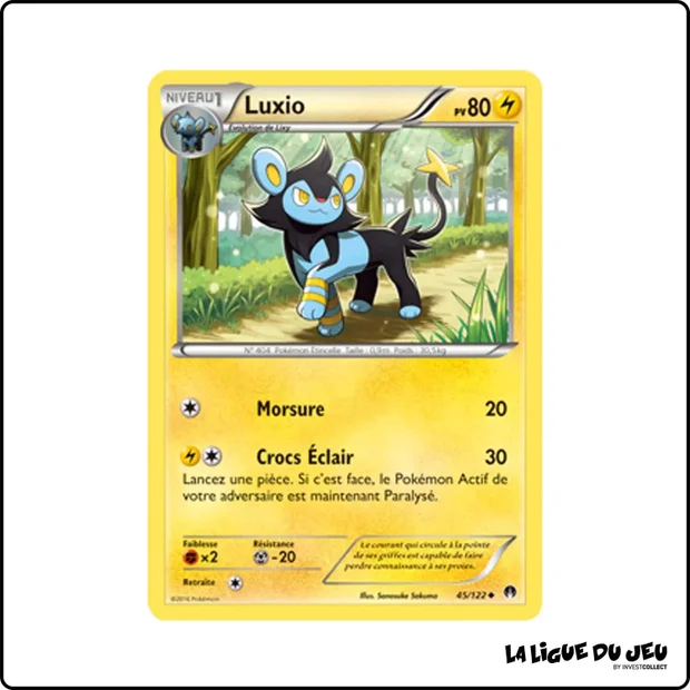 Peu commune - Pokemon - Rupture Turbo - Luxio 45/122