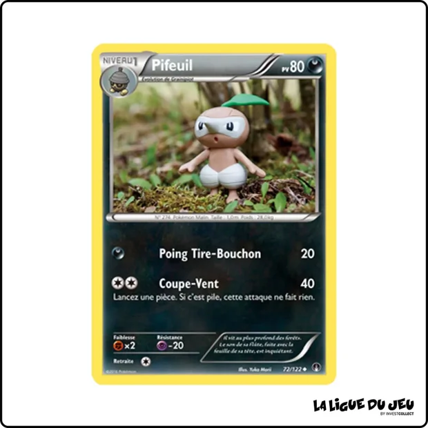 Peu commune - Pokemon - Rupture Turbo - Pifeuil 72/122