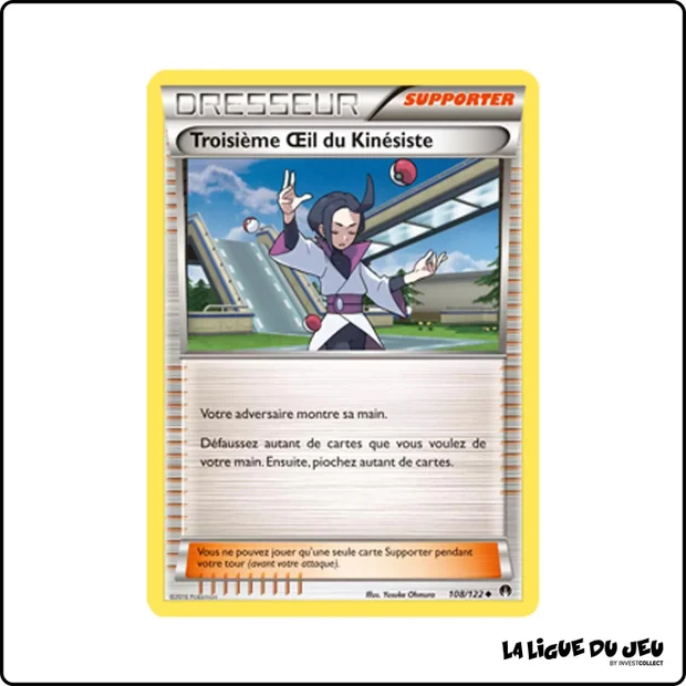 Peu commune - Pokemon - Rupture Turbo - Troisième Œil du Kinésiste 108/122