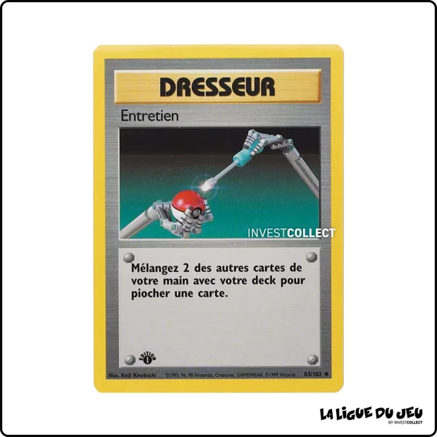 Peu Commune - Pokemon - Set de Base - Entretien 83/102