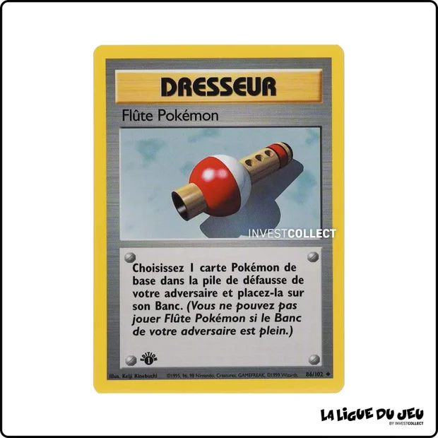 Peu Commune - Pokemon - Set de Base - Flûte Pokémon 86/102