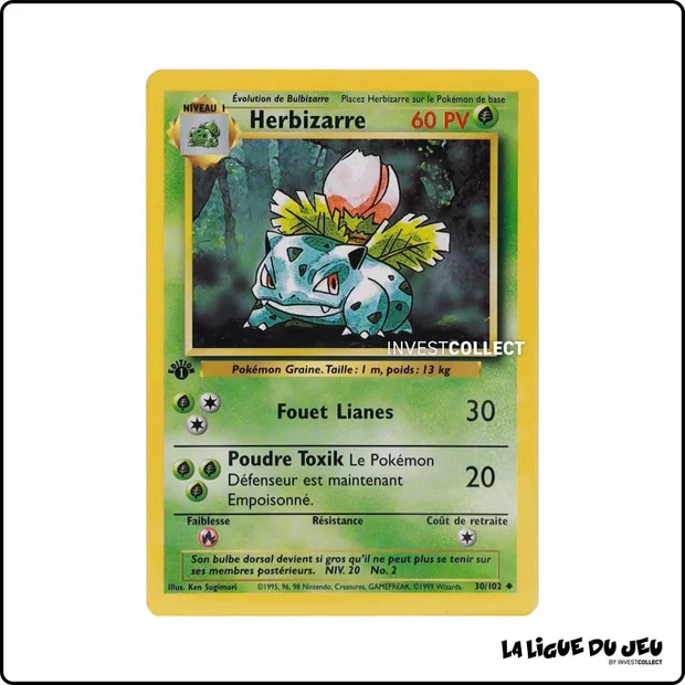 Peu Commune - Pokemon - Set de Base - Herbizarre 30/102