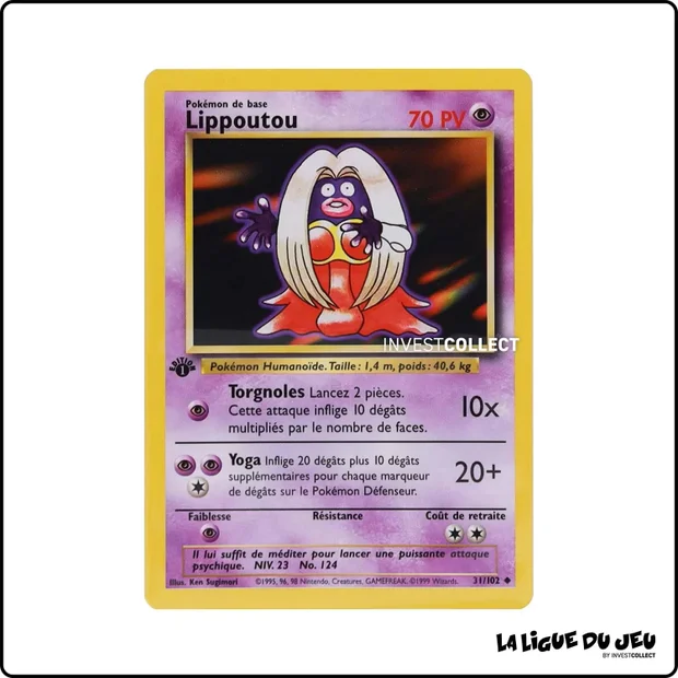 Peu Commune - Pokemon - Set de Base - Lippoutou 31/102