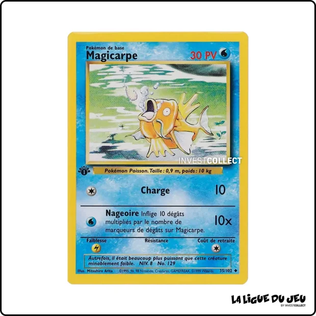 Peu Commune - Pokemon - Set de Base - Magicarpe 35/102