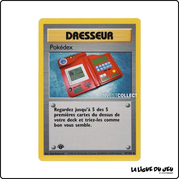 Peu Commune - Pokemon - Set de Base - Pokédex 87/102
