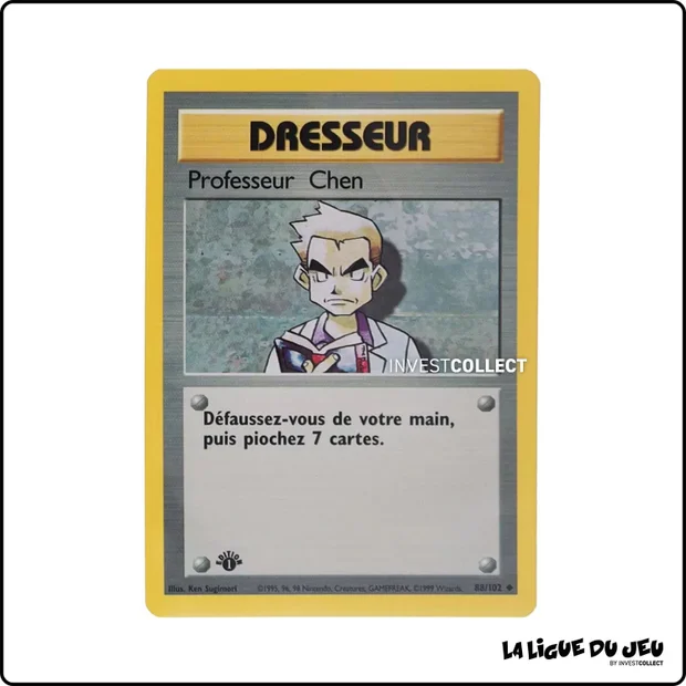 Peu Commune - Pokemon - Set de Base - Professeur Chen 88/102