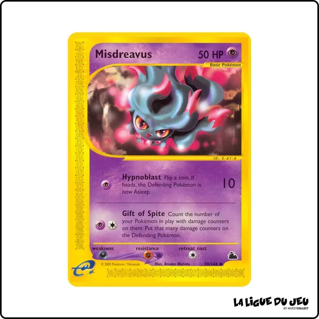 Peu commune - Pokemon - Skyridge - Misdreavus 39/144