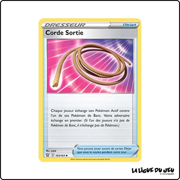Peu commune - Pokemon - Styles de Combat - Corde Sortie 125/163