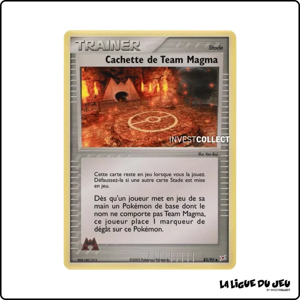 Peu commune - Pokemon - Team Magma Team Aqua - Cachette de Team Magma 83/95