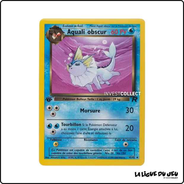 Peu commune - Pokemon - Team Rocket - Aquali obscur 45/82