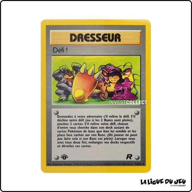 Peu commune - Pokemon - Team Rocket - Défi ! 74/82
