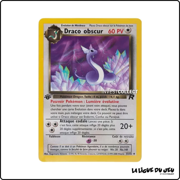 Peu commune - Pokemon - Team Rocket - Draco obscur 33/82
