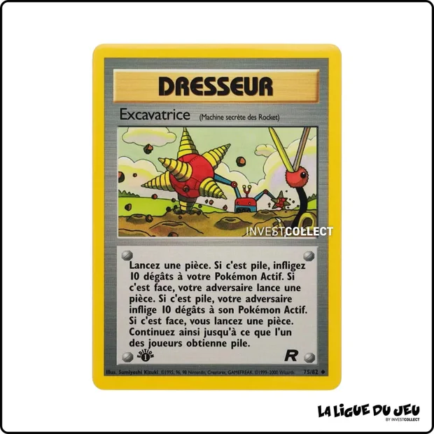 Peu commune - Pokemon - Team Rocket - Excavatrice 75/82